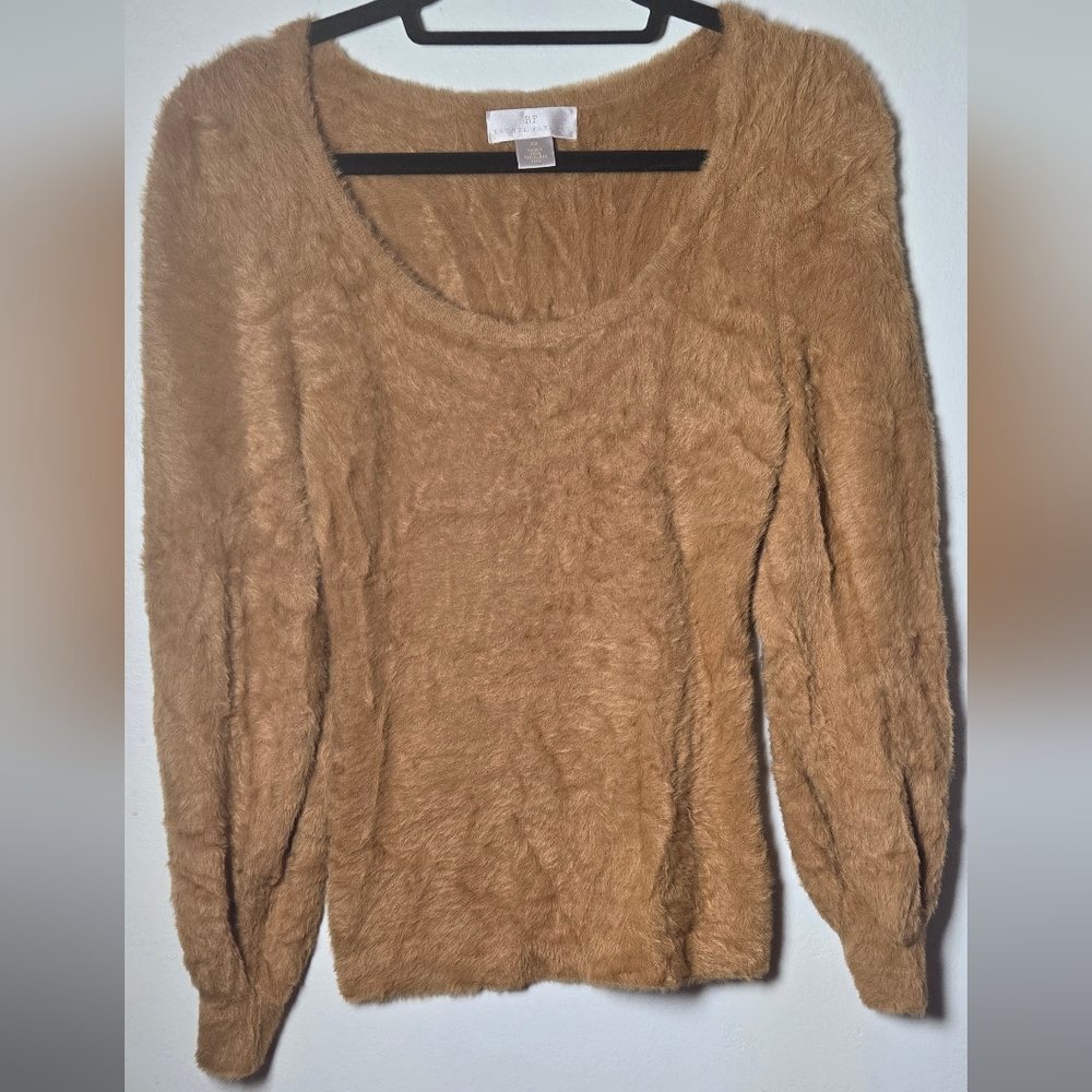 Rachel Parcell Womens balloon sleeve fuzzy sweater XS - Picture 12 of 15